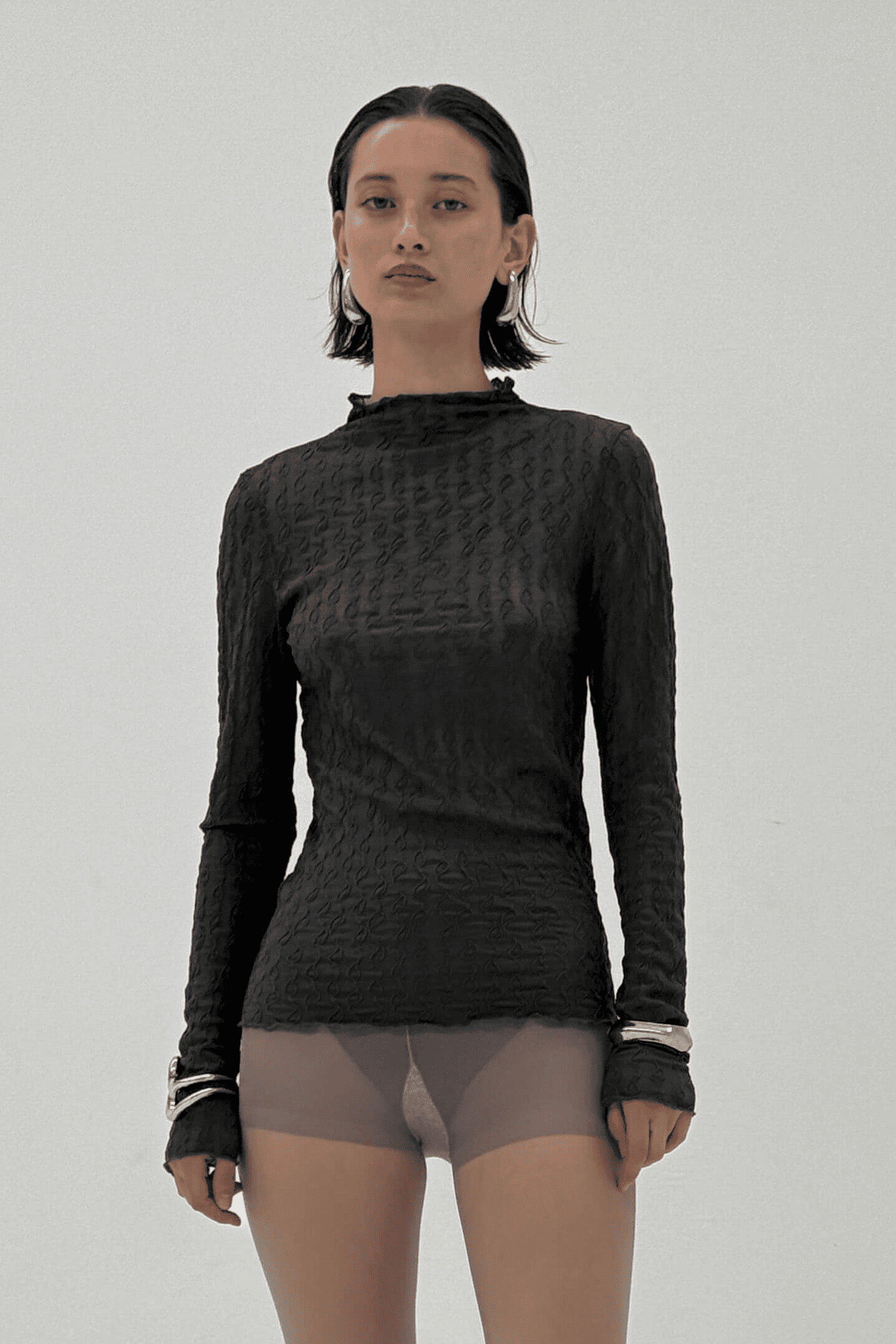 Mock Neck Long Sleeve - Image 1