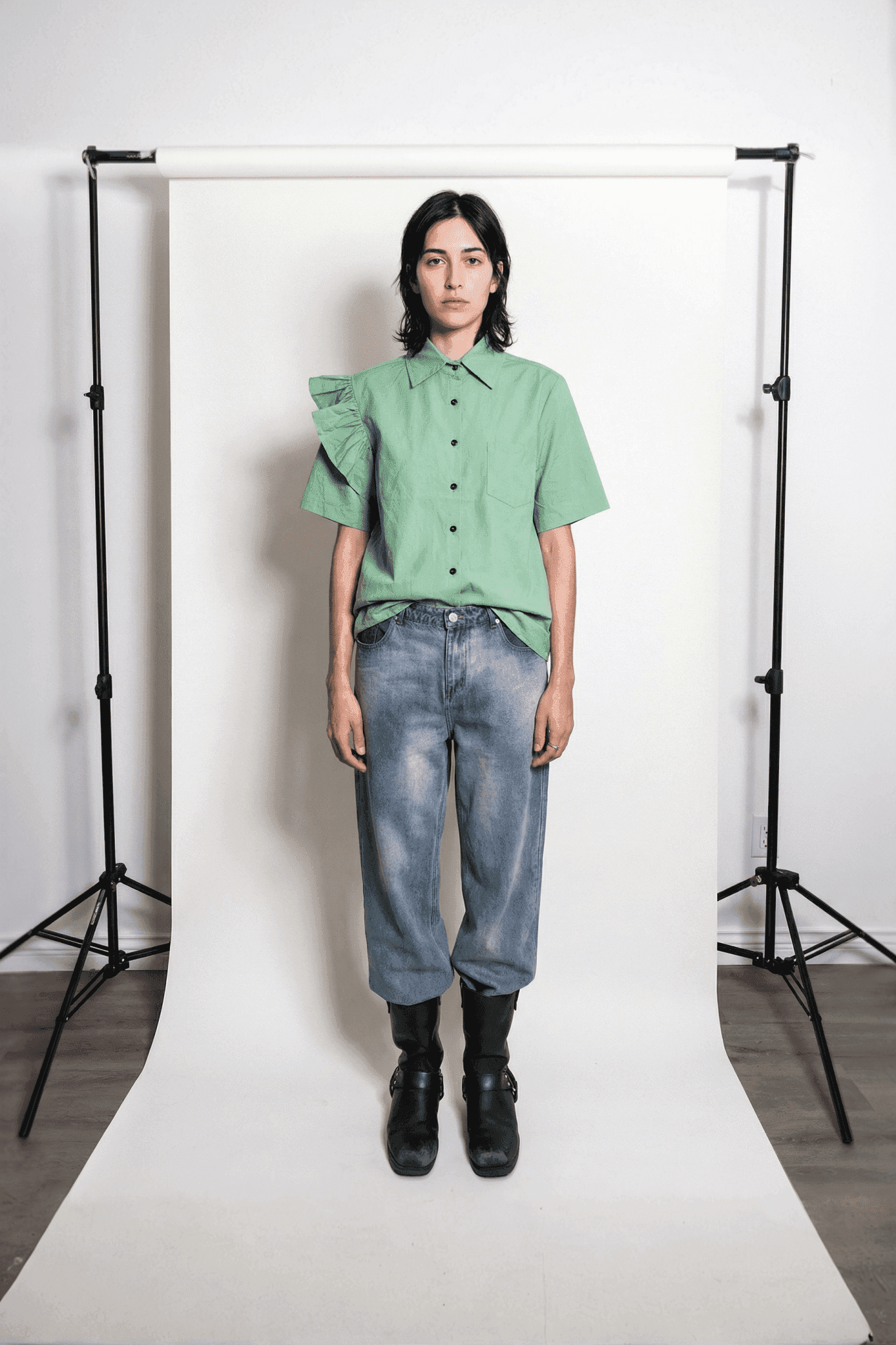 Jonny Pant in Denim - Image 1