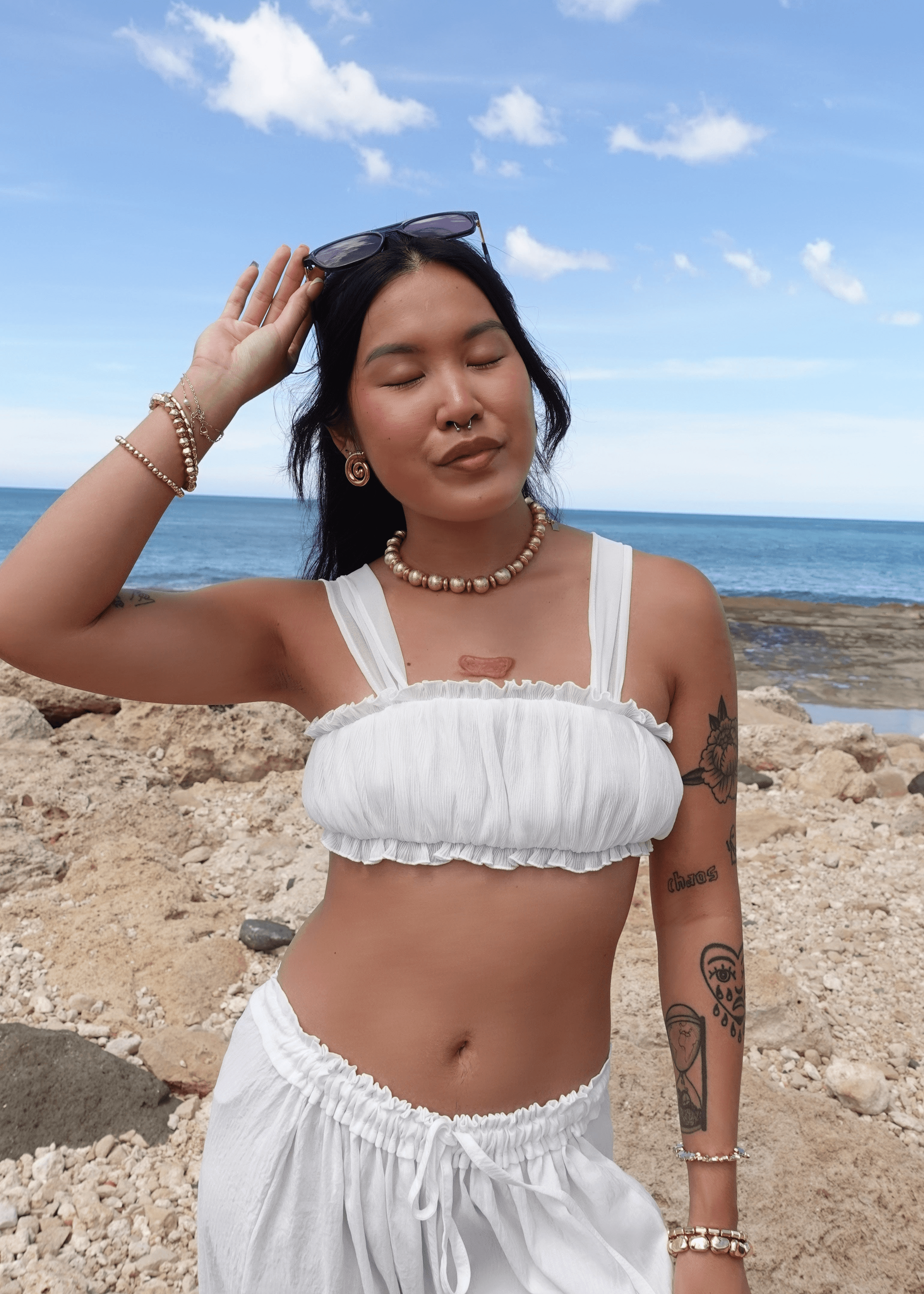 Titan's Gold Bead Necklace - Image 1