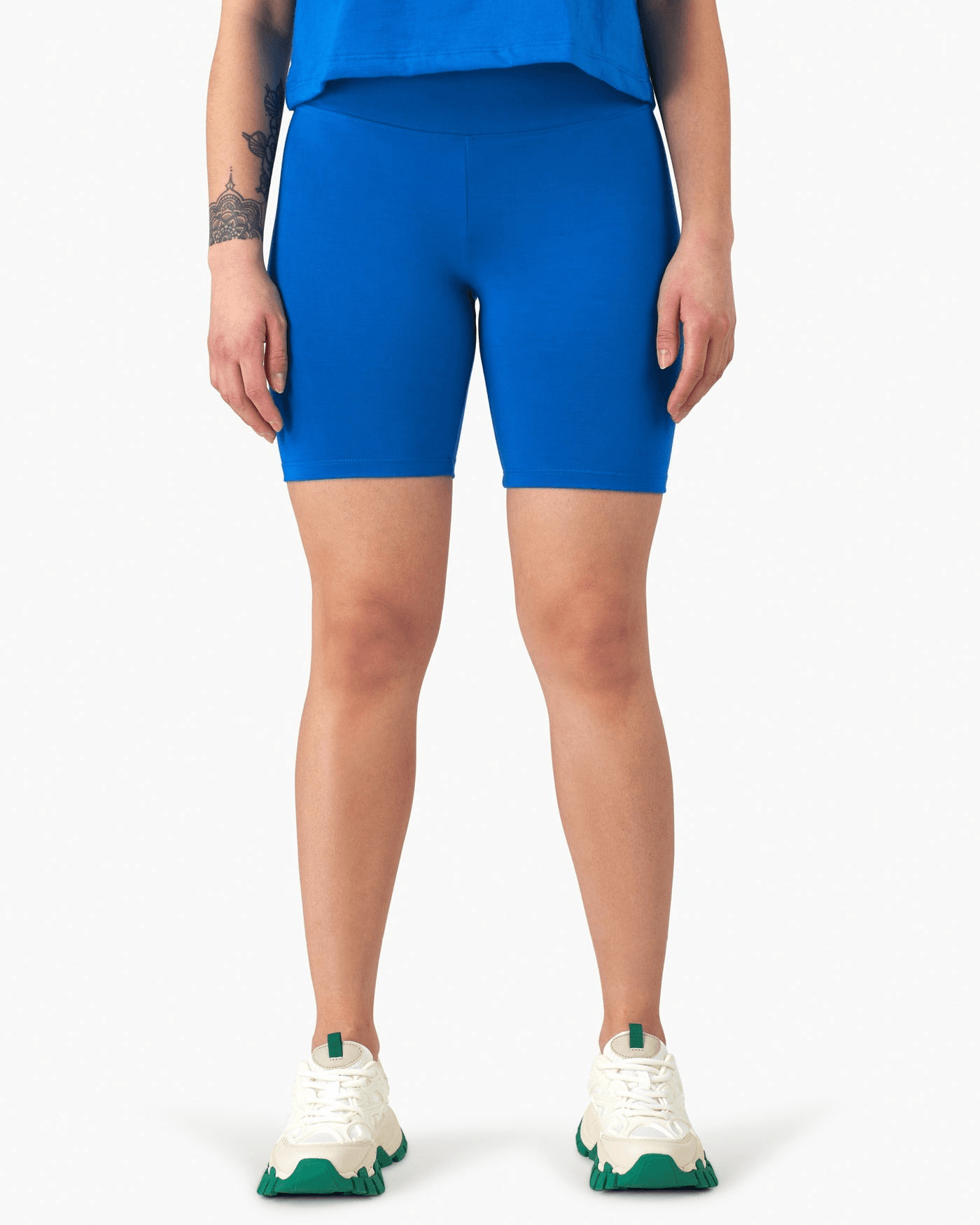 Modal High-Rise Bike Shorts - Image 1