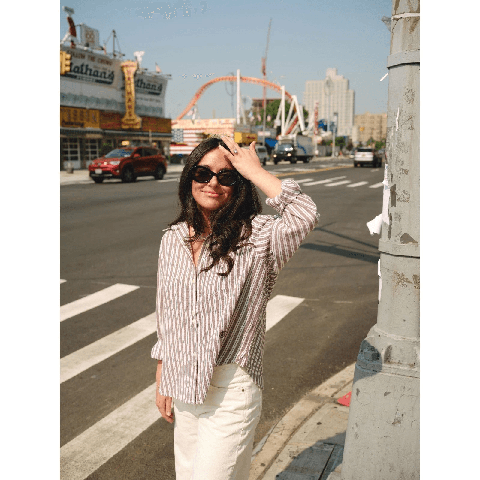 The Chacha Oversized Button Down Shirt - Image 1