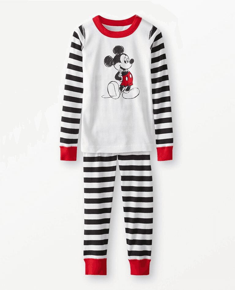 Kids Disney Mickey Mouse Long John Pajama Set - Image 1