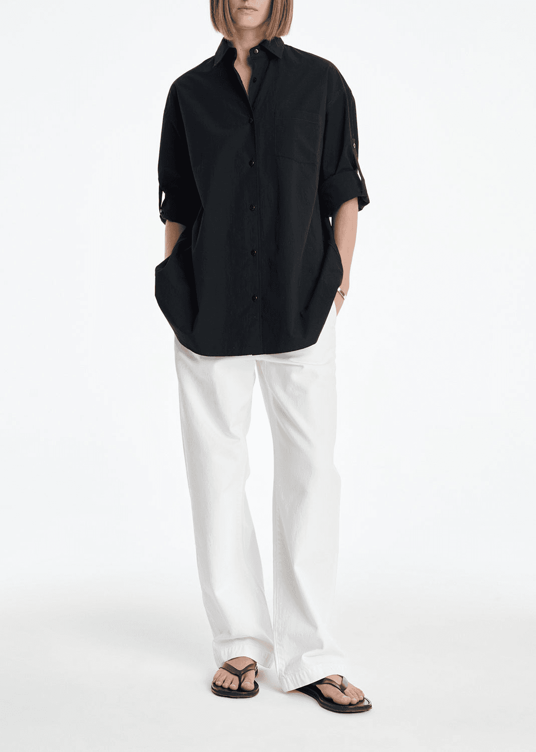 AGOLDE x MARIA MCMANUS A-Line Shirt Poplin - Image 1