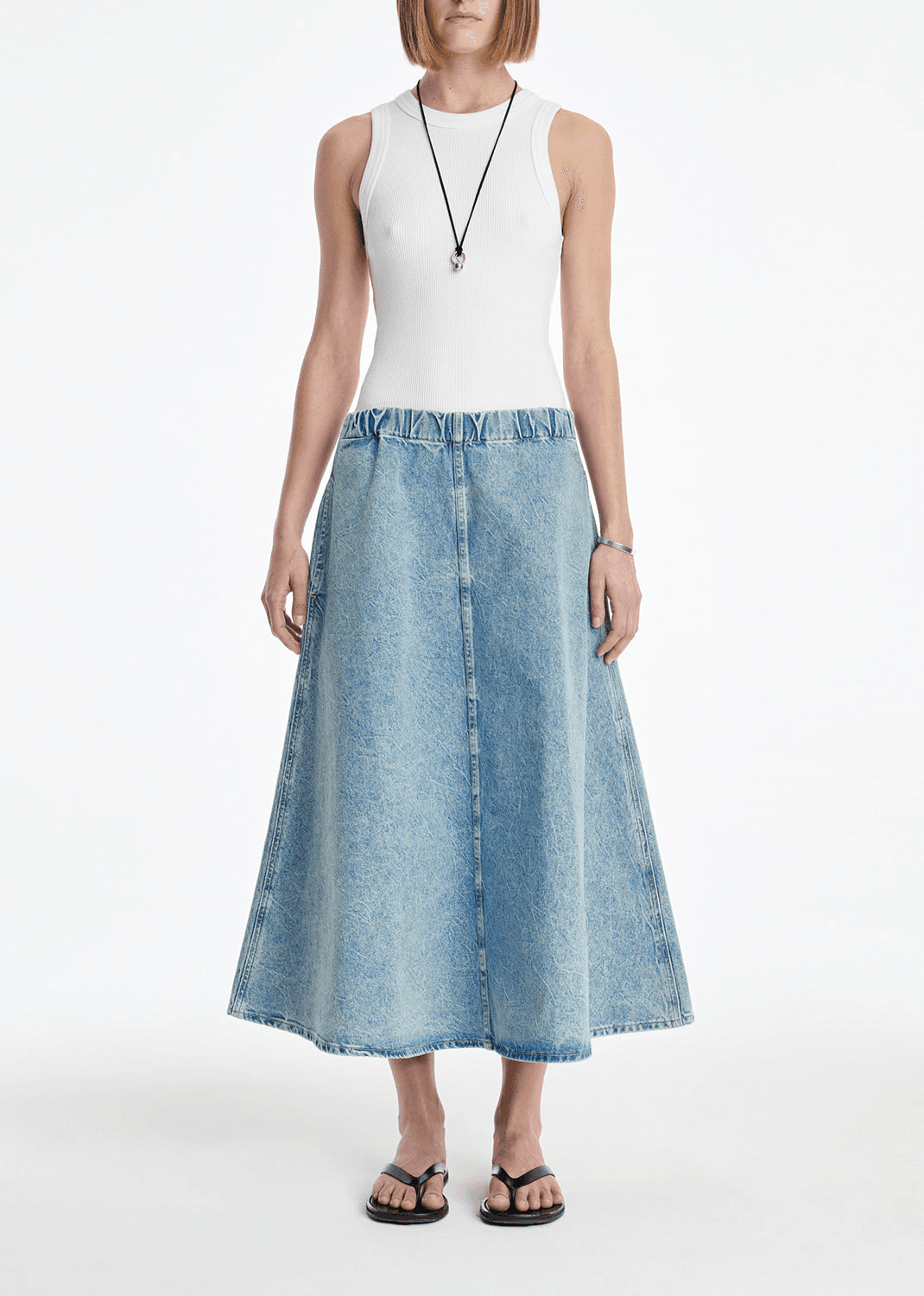 AGOLDE x MARIA MCMANUS Circle Skirt (Weightless) - Image 1