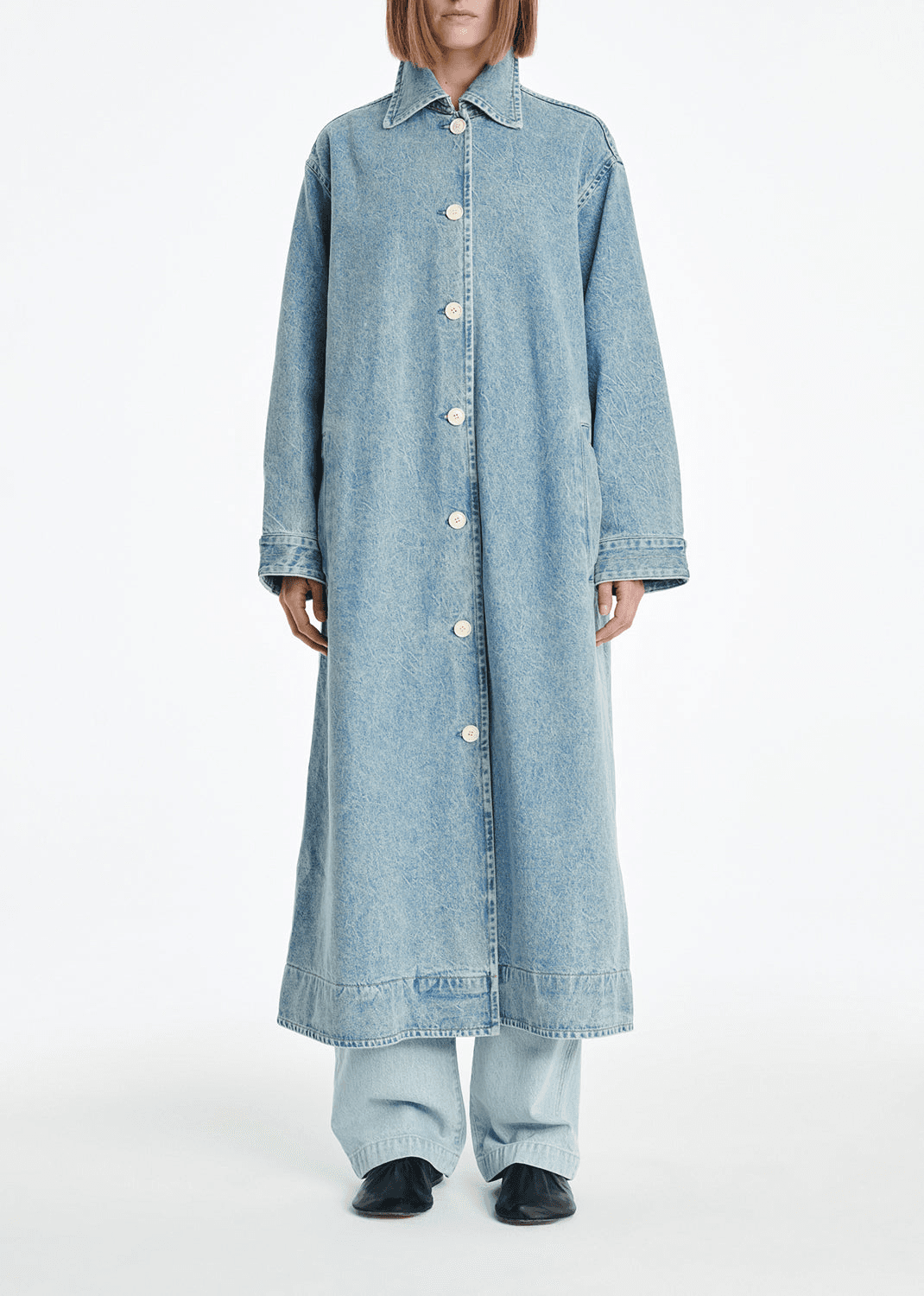 AGOLDE x MARIA MCMANUS A-Line Massive Coat (Weightless) - Image 1