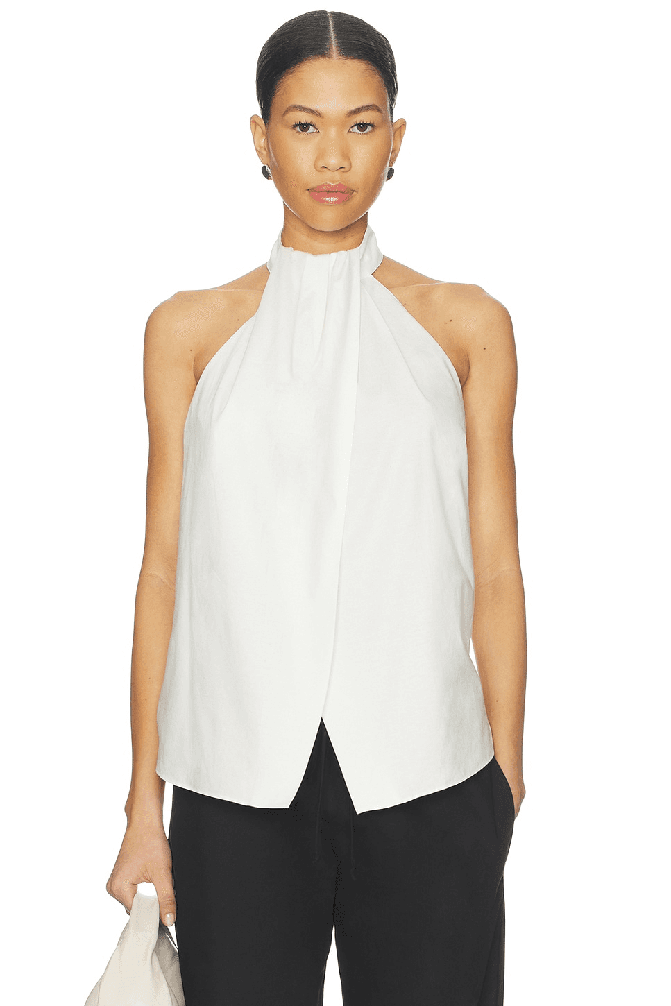 Oxford Halter Tie Back Top - Image 1