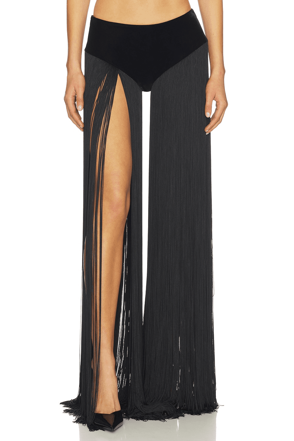 Swan Long Tassel Shorts - Image 1