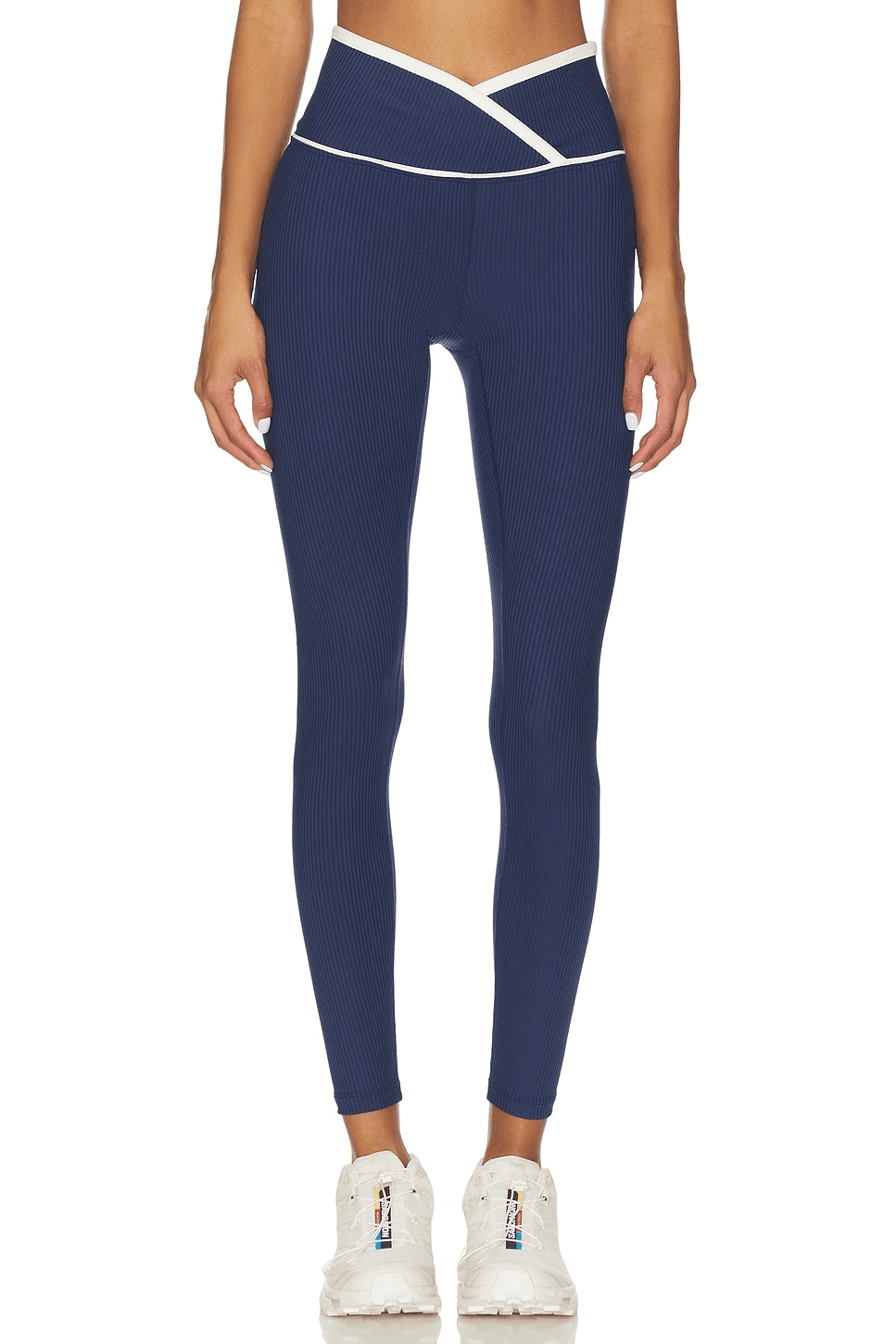 Ribbed Two Tone Veronica Legging - Image 1