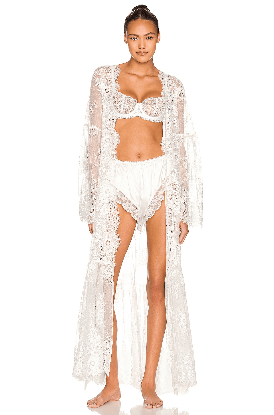 Georgina Long Lace Robe - Image 1