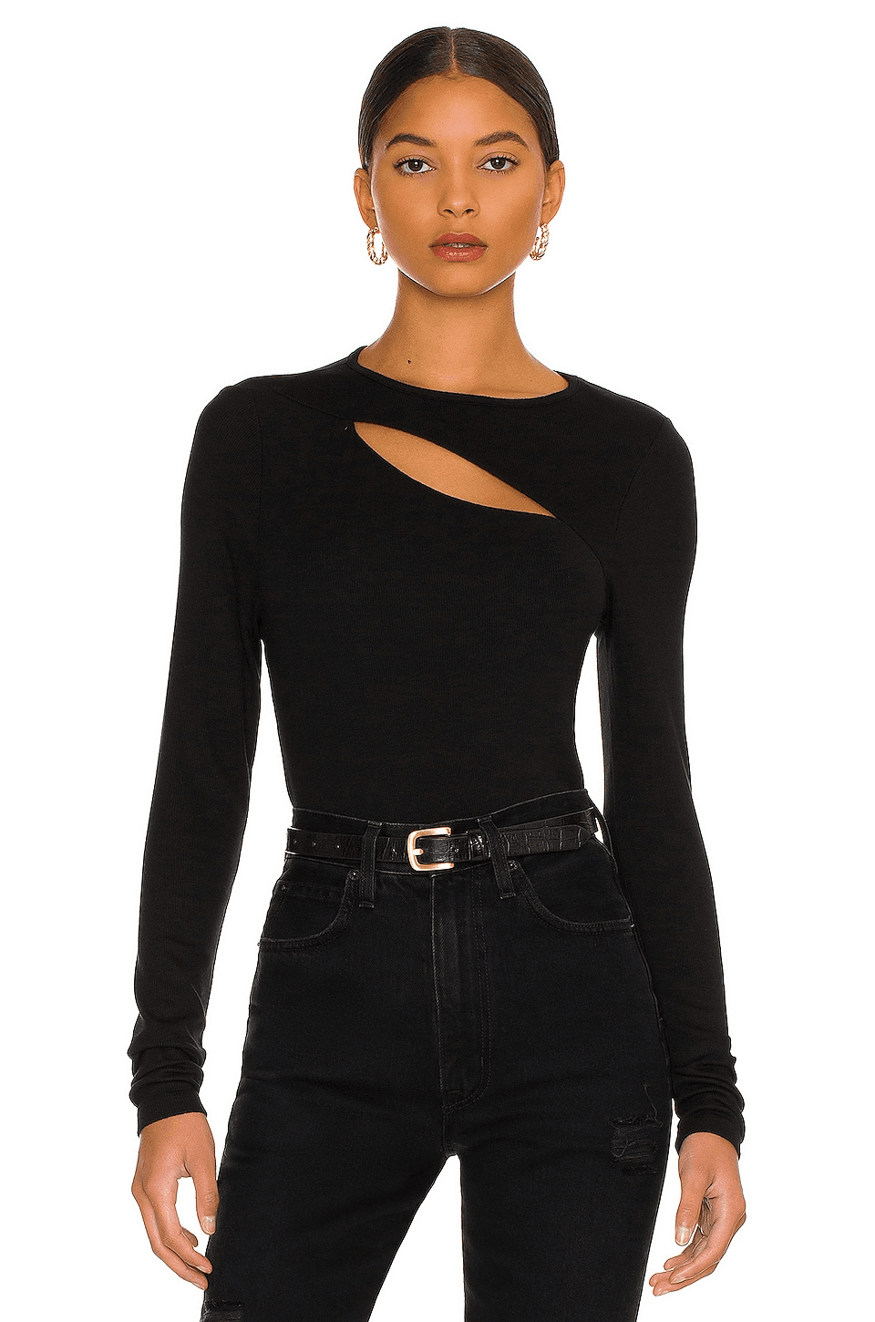 Verge Peek A Boo Long Sleeve Top - Image 1