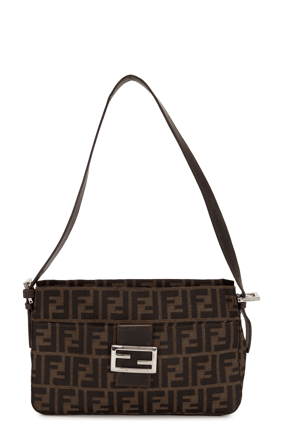 Fendi Zucca Baguette Shoulder Bag - Image 1