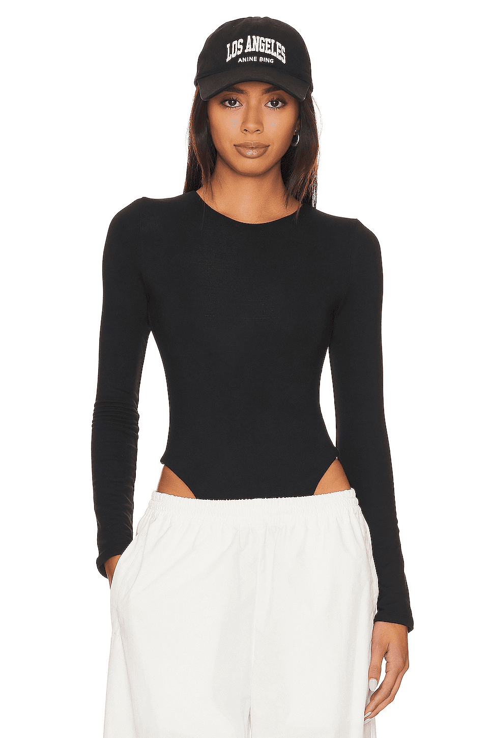 Crewneck Long Sleeve Bodysuit - Image 1