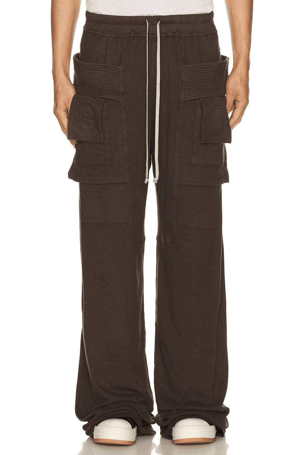 Creatch Wide Cargo Drawstring In Black - Image 1