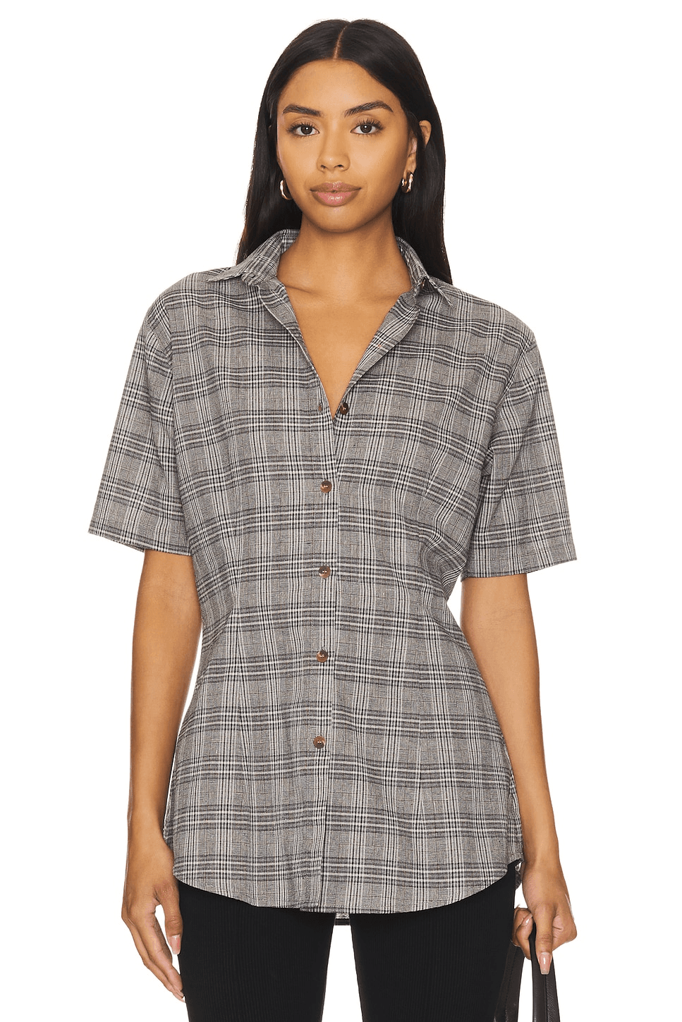 Plaid Tailored Shirt - Image 1