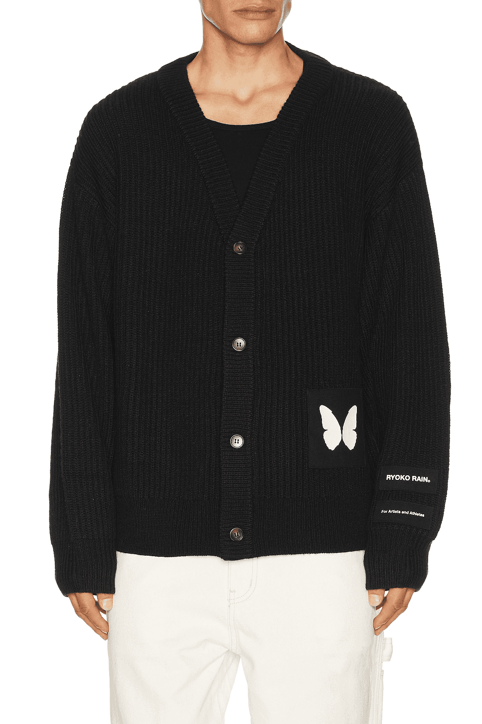 Butterfly Knitted Cardigan - Image 1