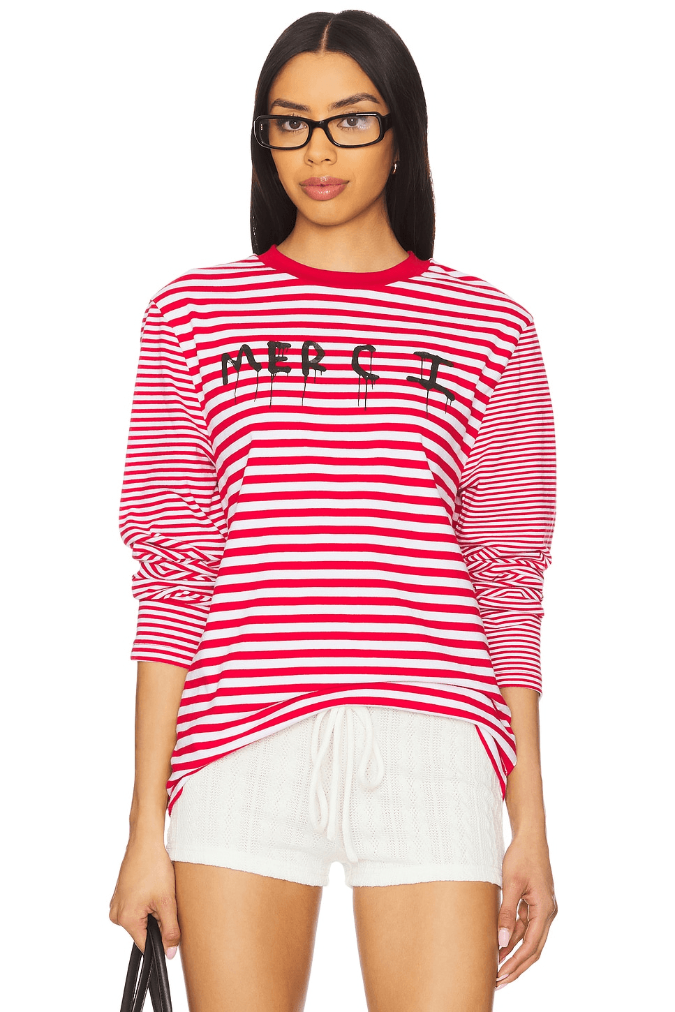 Merci Breton Long Sleeve Tshirt - Image 1