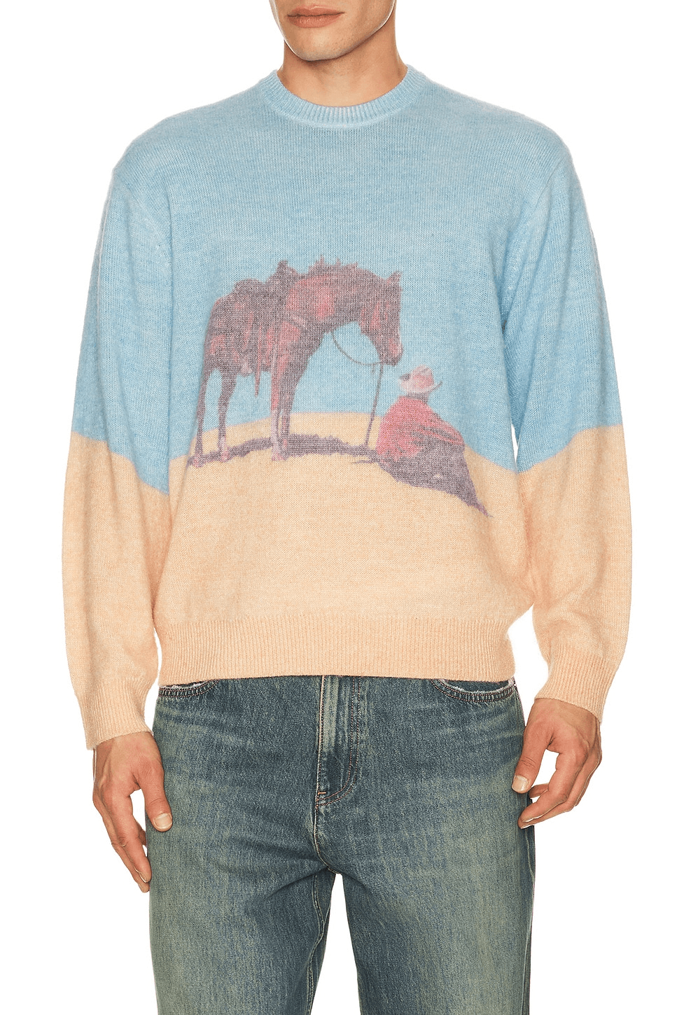 So Far Away Printed Sweater - Image 1