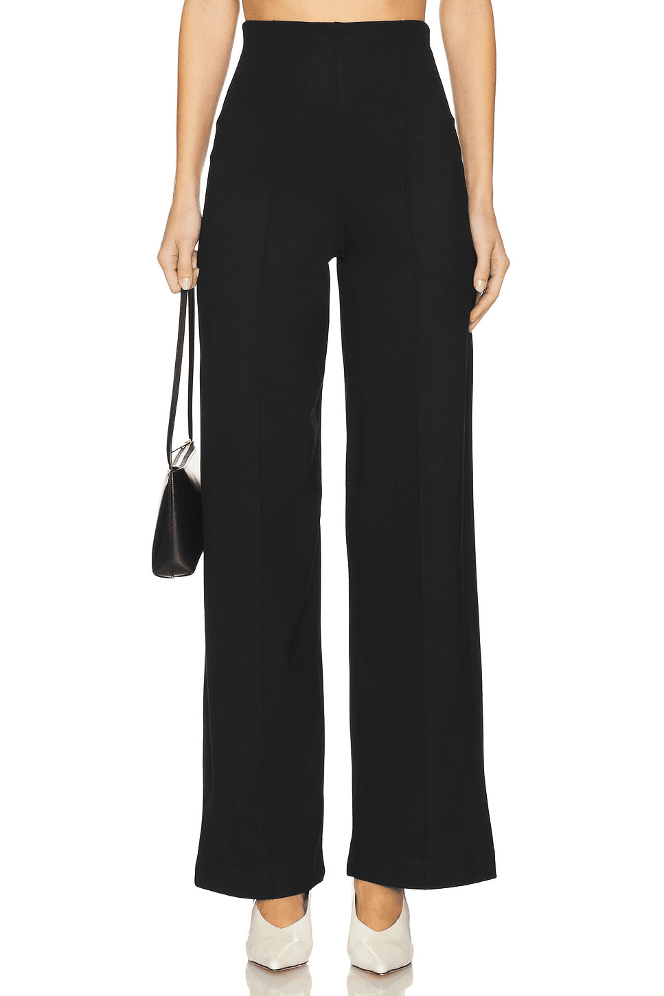 Ponte Knit Straight Leg Pant - Image 1