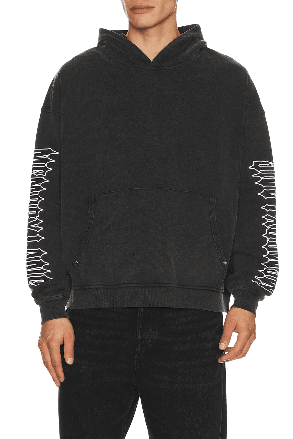 Iron Text Hoodie - Image 1