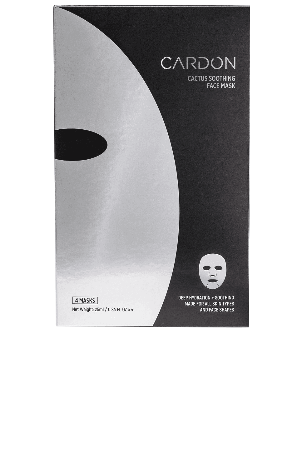 Cactus Soothing Sheet Mask 4 Pack - Image 1