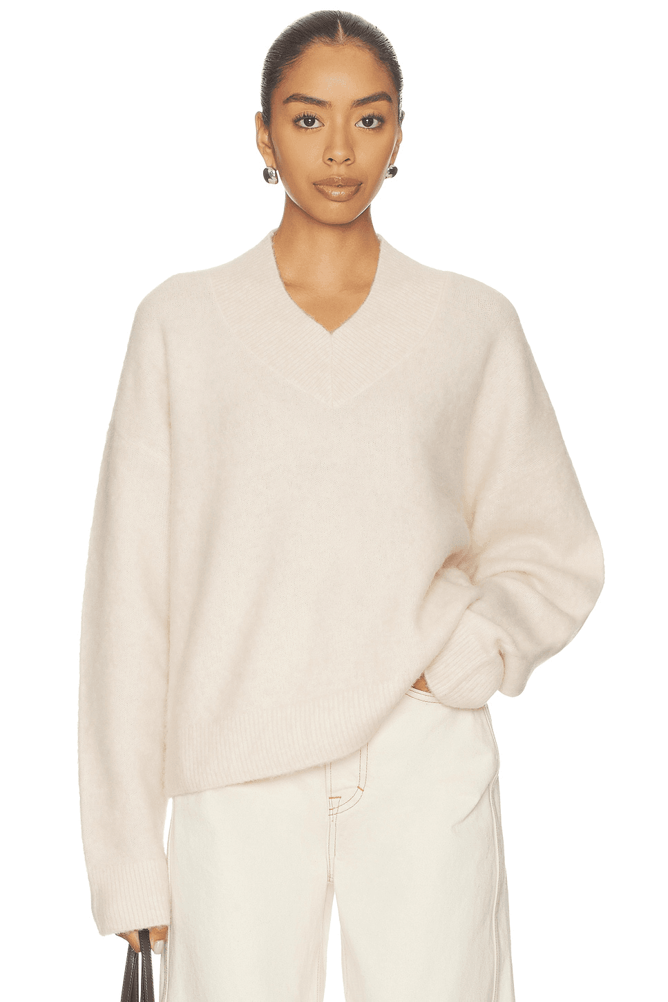 Jacquie V-neck Sweater - Image 1