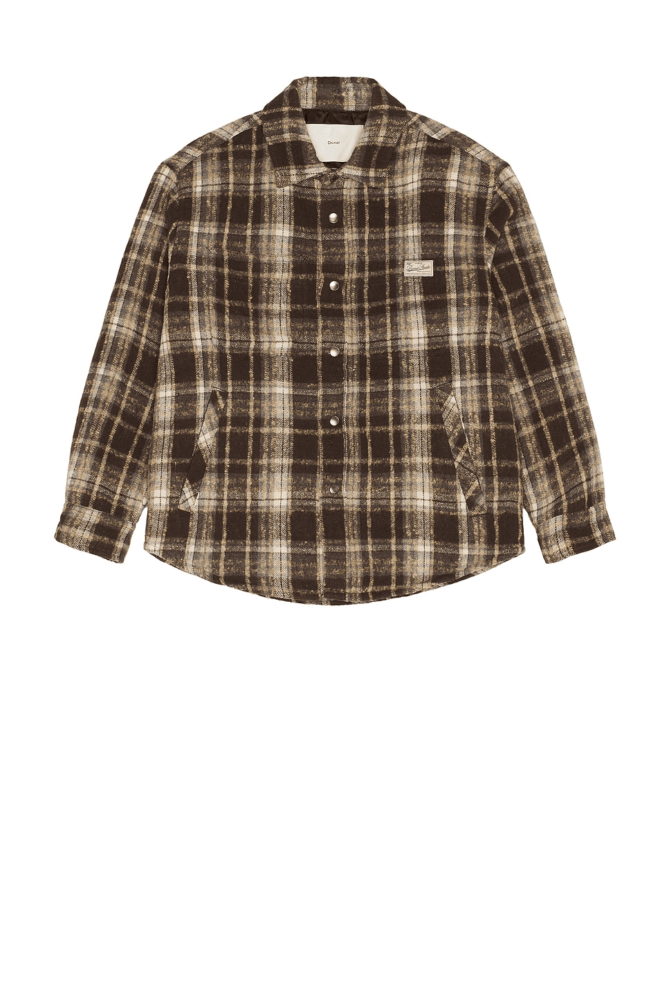 Quilted Check Flannel Shirt - Image 1
