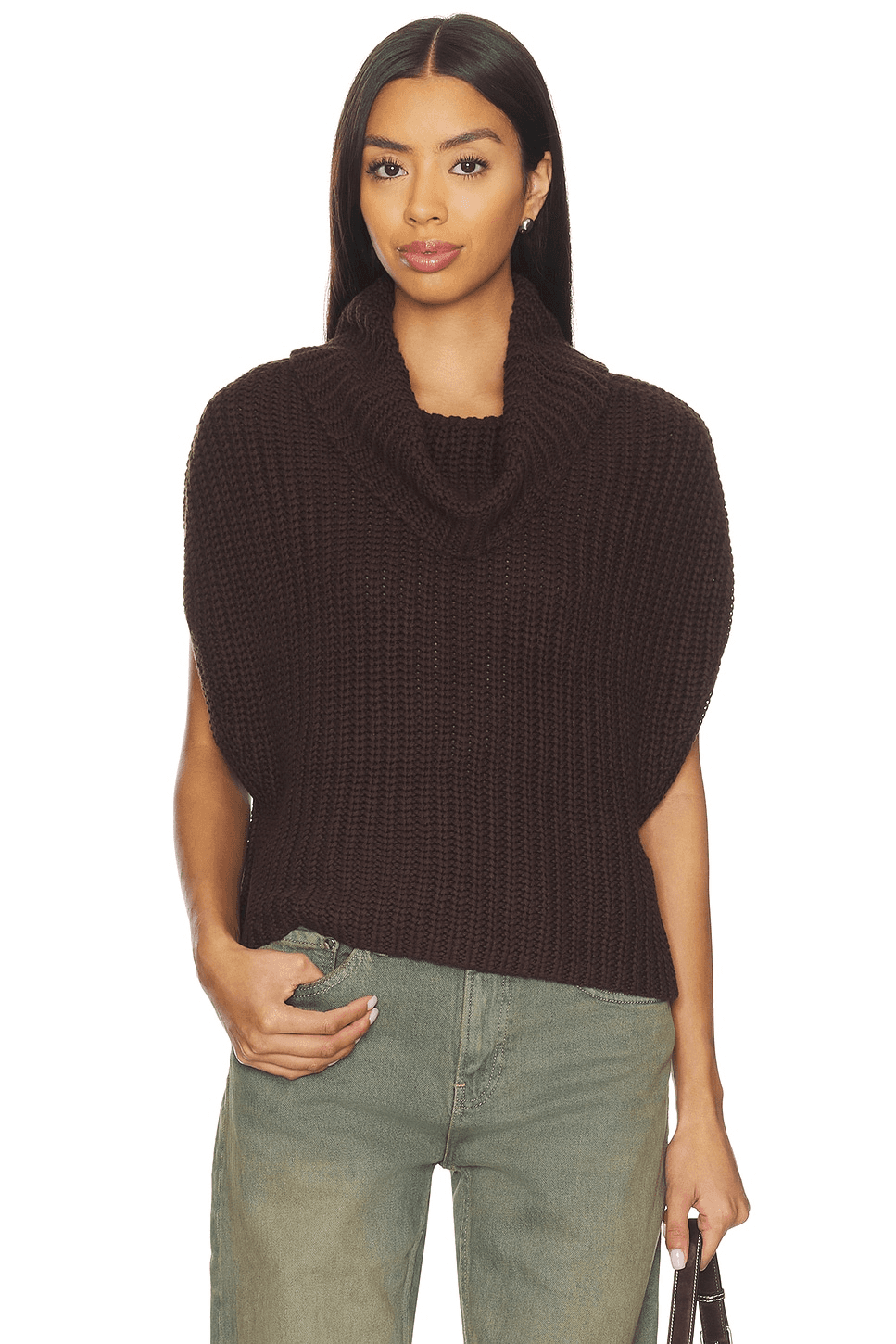 Cate Sleeveless Turtleneck Sweater - Image 1
