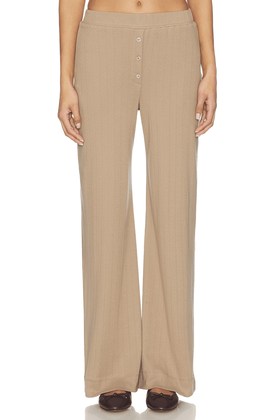 Pointelle Lounge Pant - Image 1