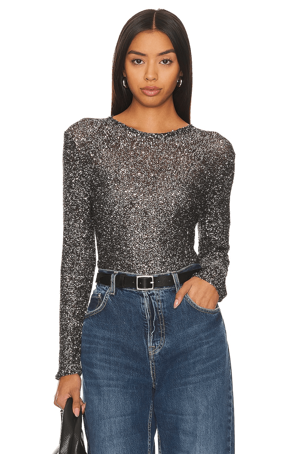 Sequin Knit Top - Image 1