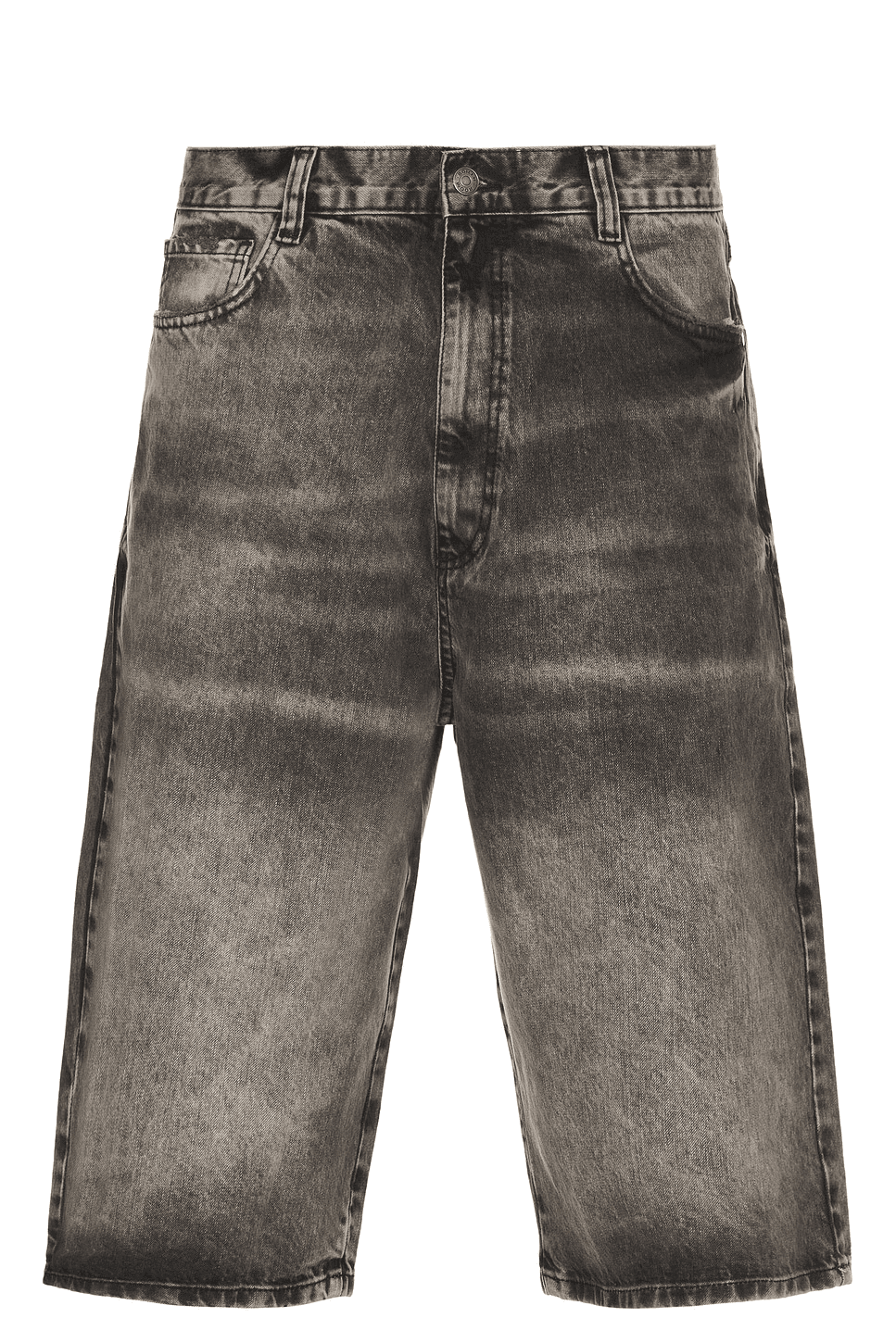 Cut Off Denim Shorts - Image 1