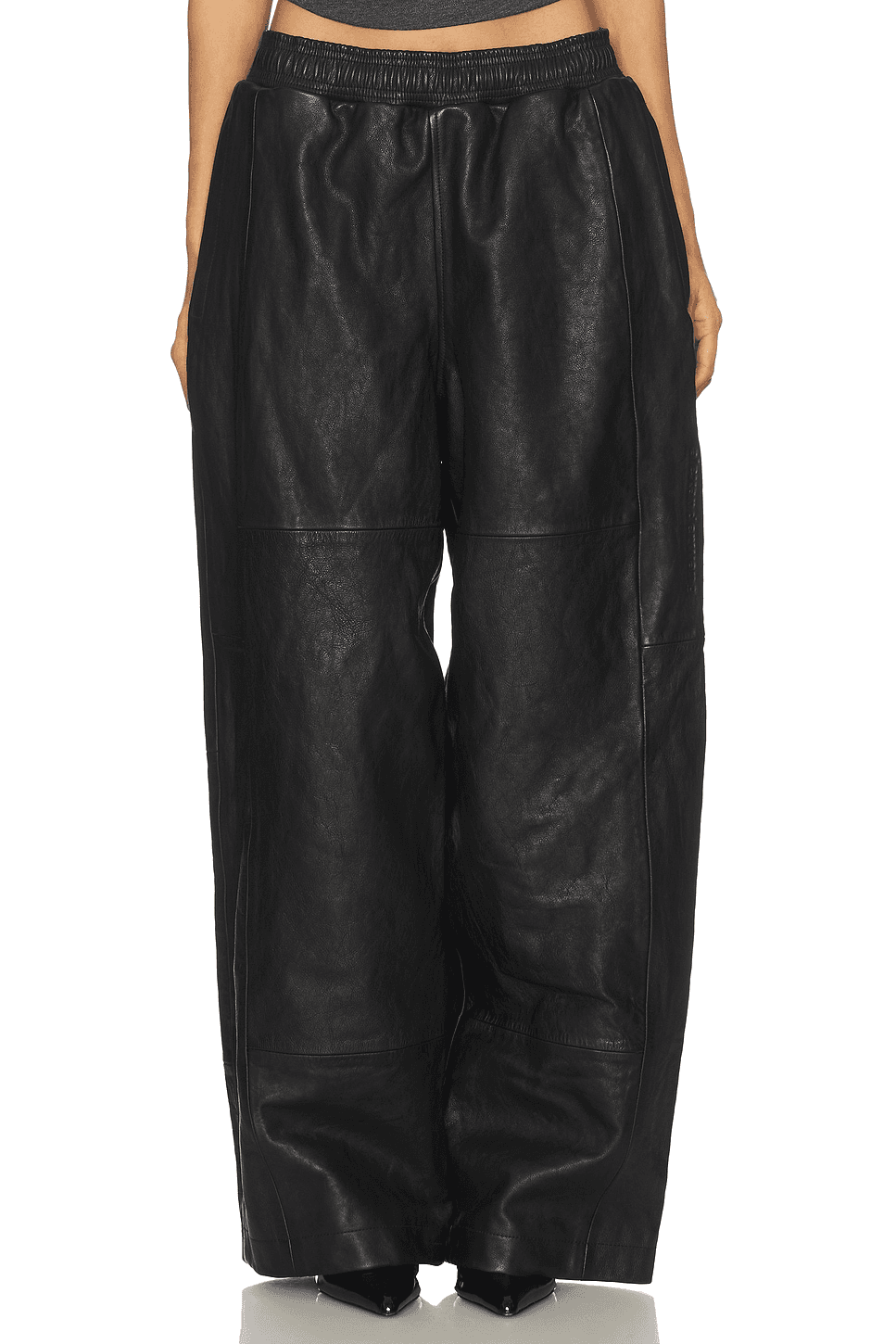 Mid Rise Patchwork Sweatpant - Image 1