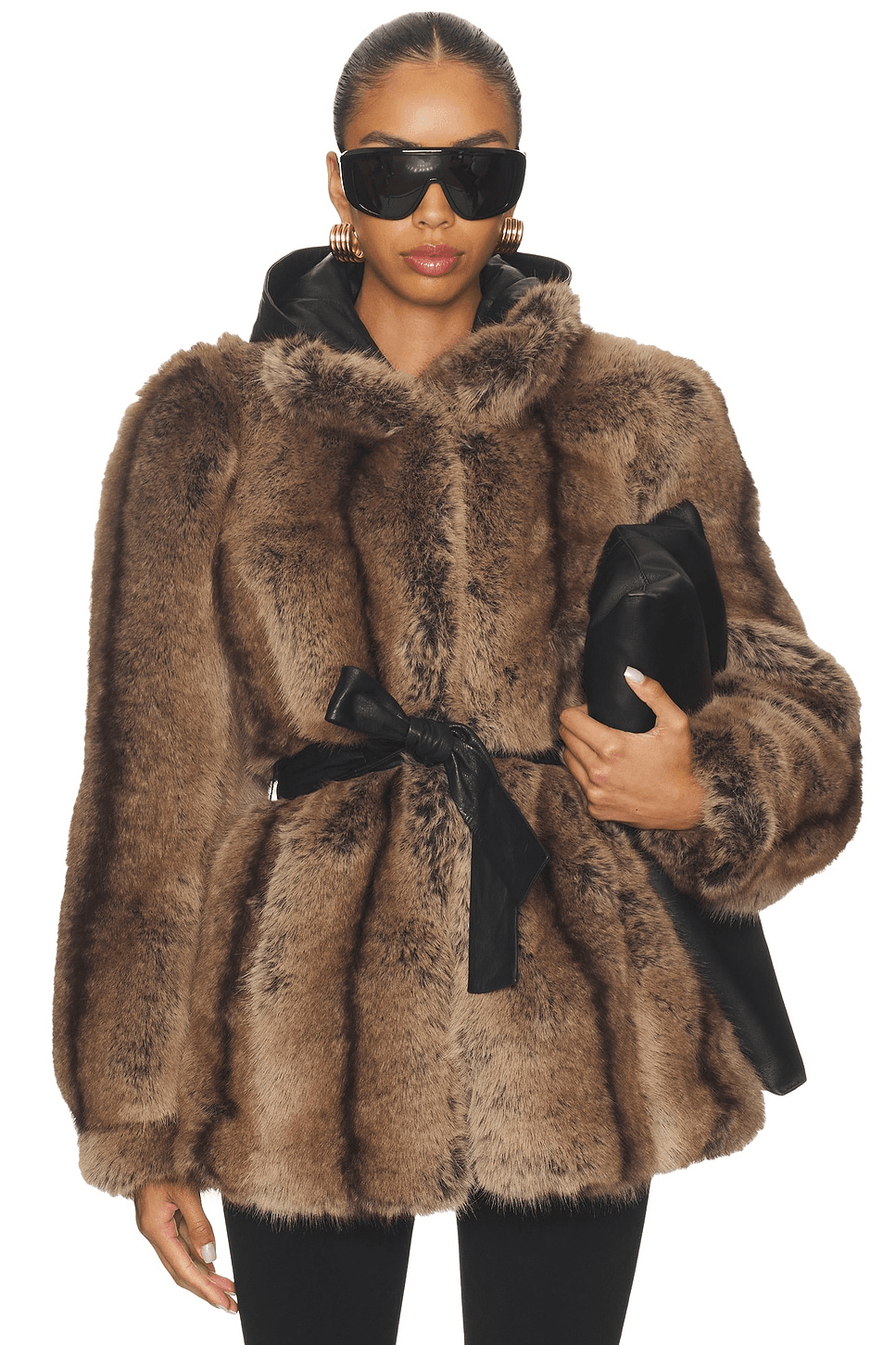 Penny Faux Fur Coat - Image 1