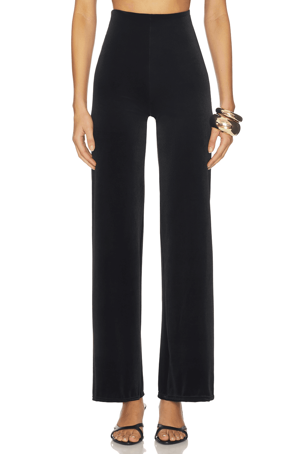 Velvet Wide Leg Pant - Image 1