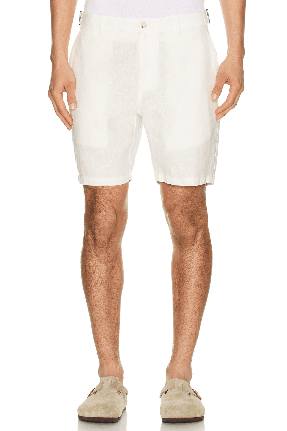 Linen Fixed Waist Short - Image 1