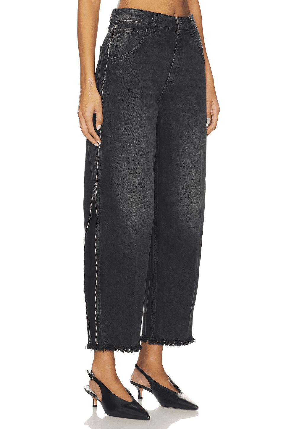 Bo Zip Wide Leg Jeans - Image 1