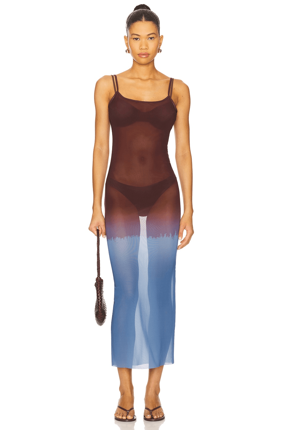 Mesh Scoop Maxi Slip - Image 1