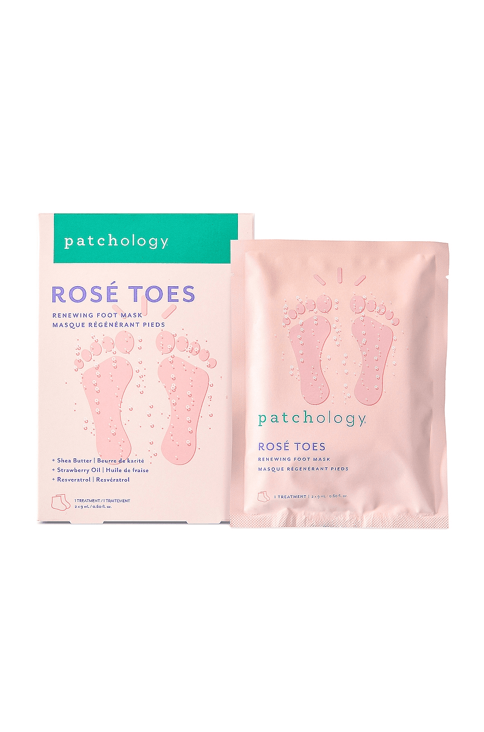 Rose Toes Renewing Protecting Foot Mask - Image 1