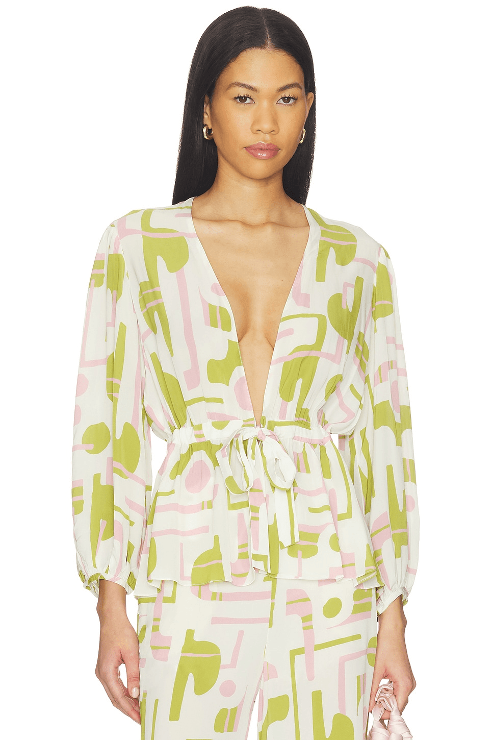 Balearic Voluminous Sleeves Blouse - Image 1