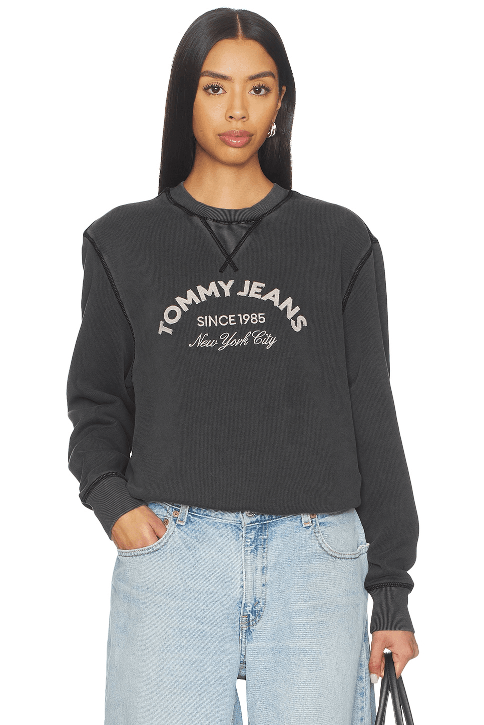 Applique Crew Sweatshirt - Image 1