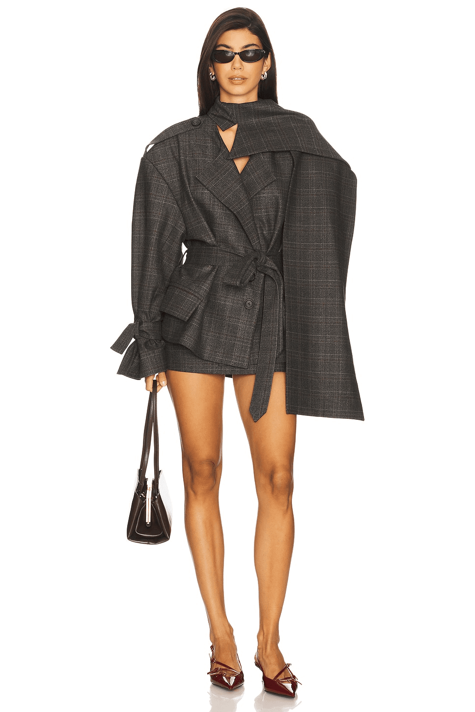 Cape Detailed Jacket - Image 1