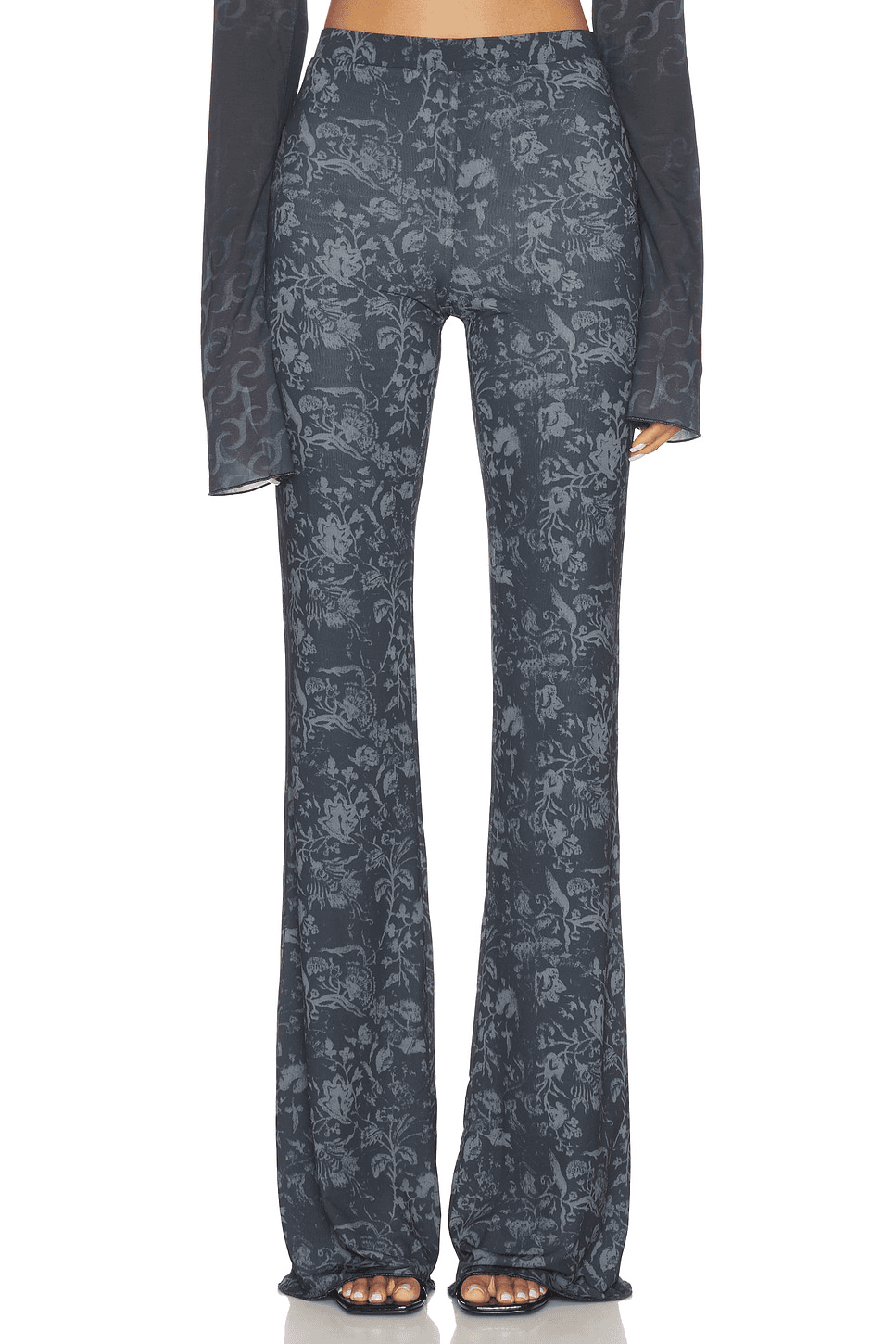 Flared Mesh Trouser - Image 1