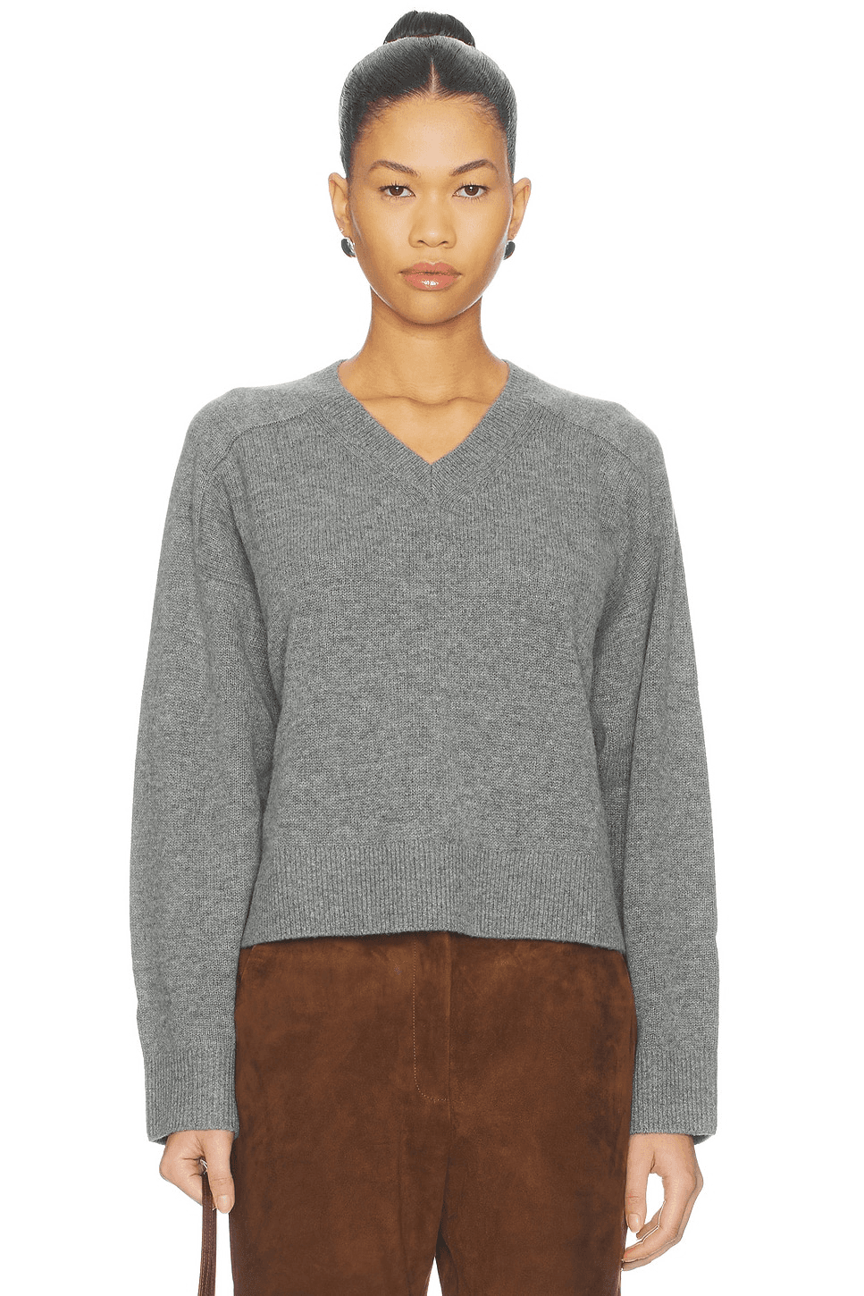 The Cashmere V-Neck - Image 1