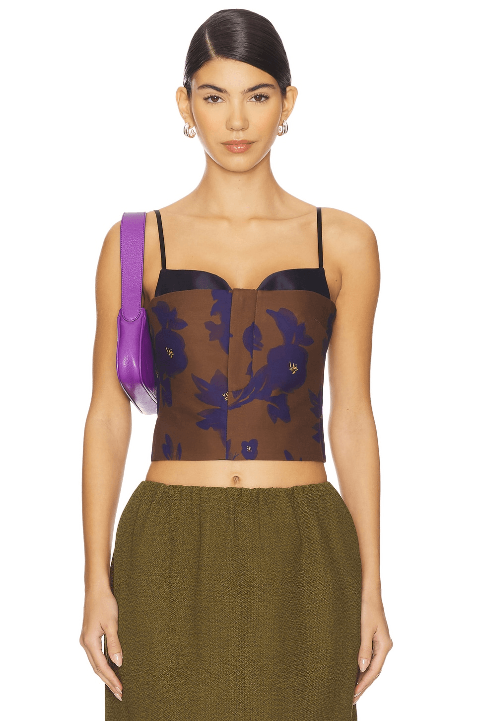 Double Bow Corset Straps Top - Image 1