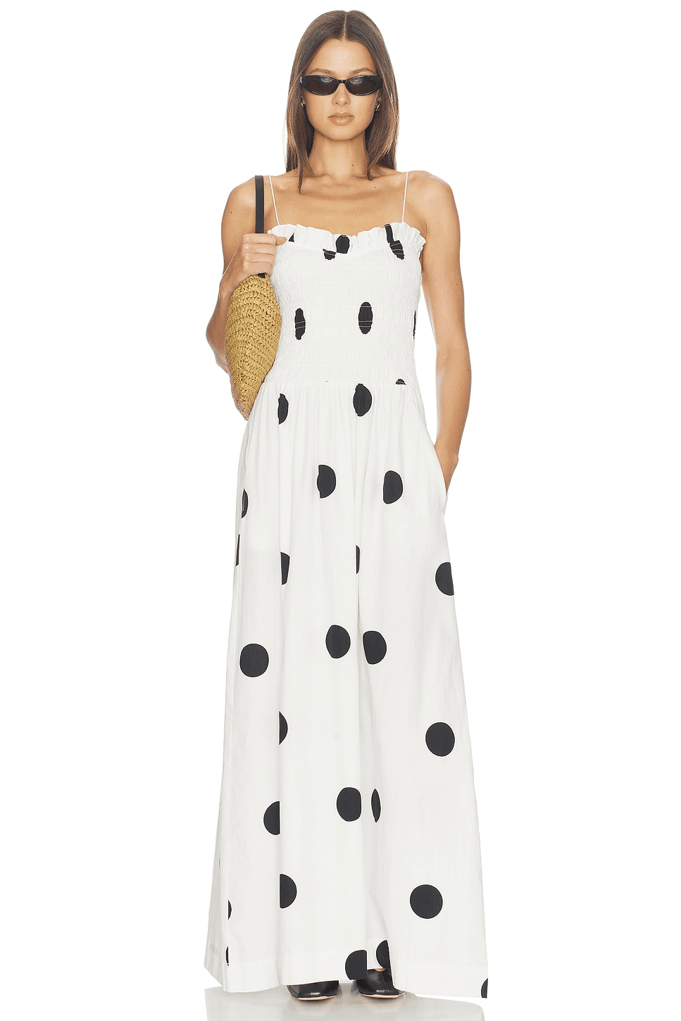 Ruffled Bodice Maxi Dress - Image 1