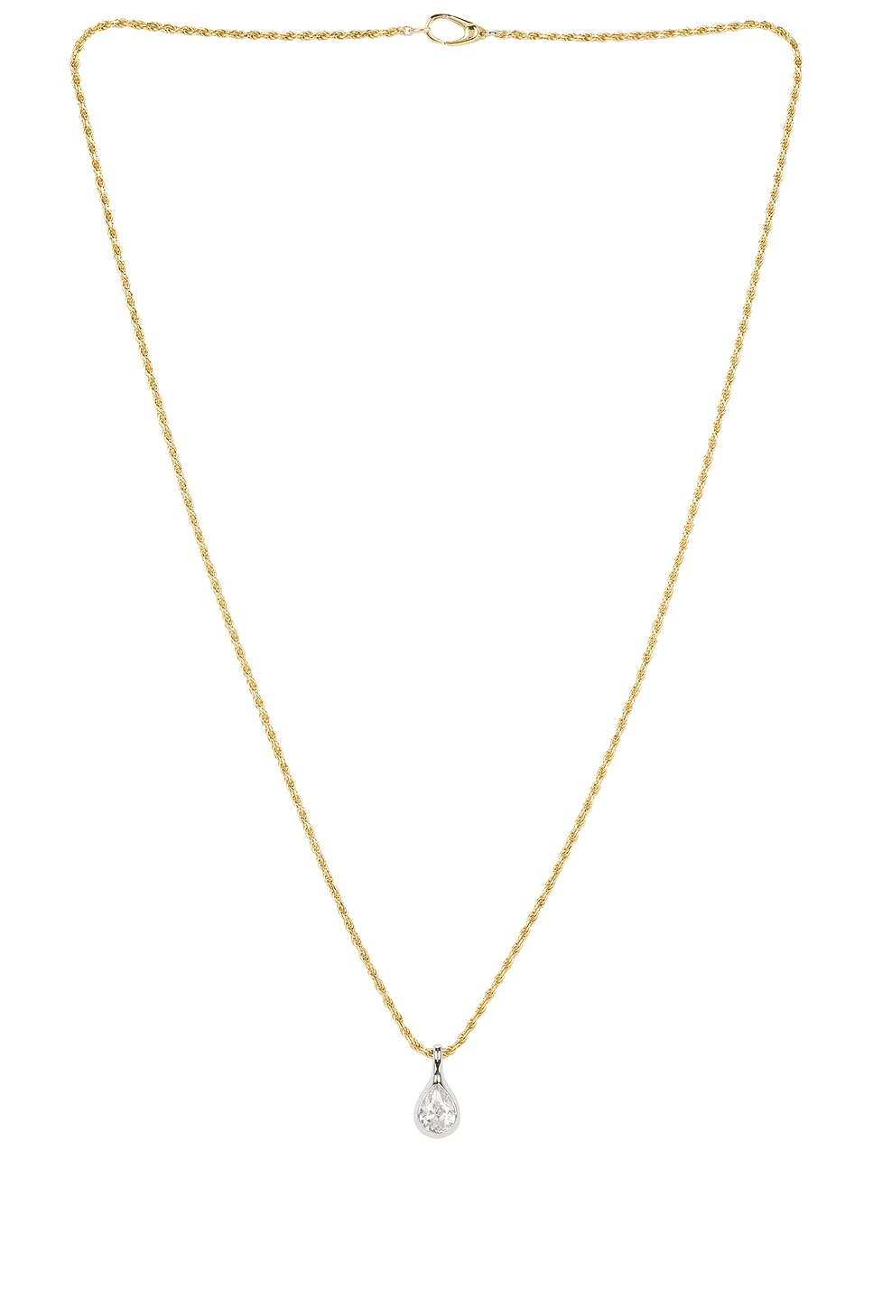 Pear Diamond Chain Necklace - Image 1