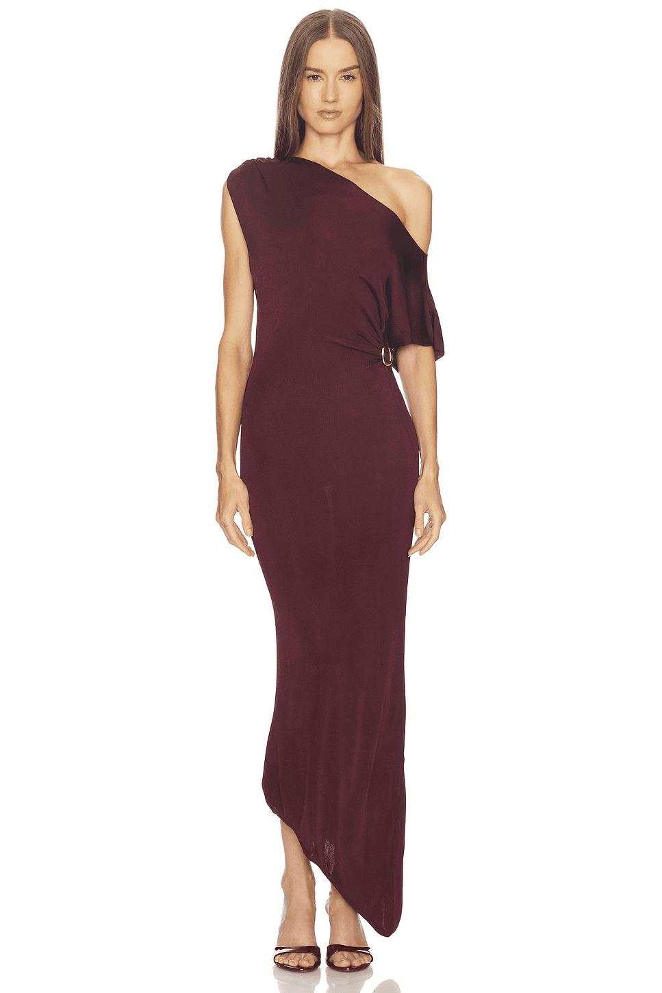 Mehek Asymmetric Knit Dress - Image 1
