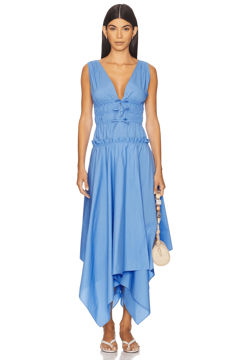 Zelie Cotton Poplin Dress - Image 1