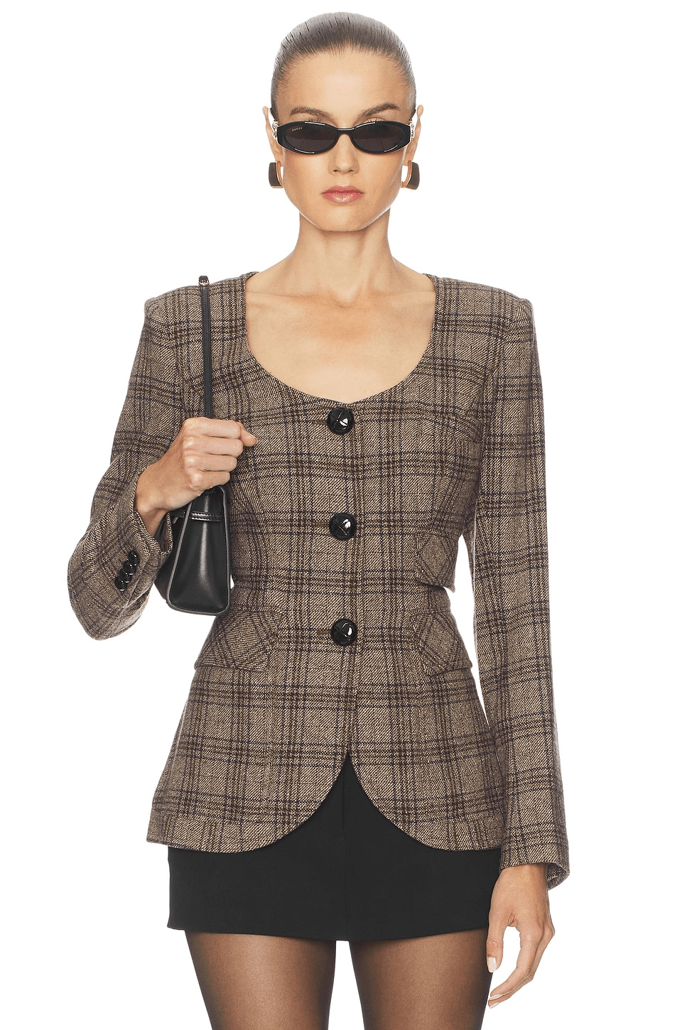 Portrait Neck Blazer - Image 1