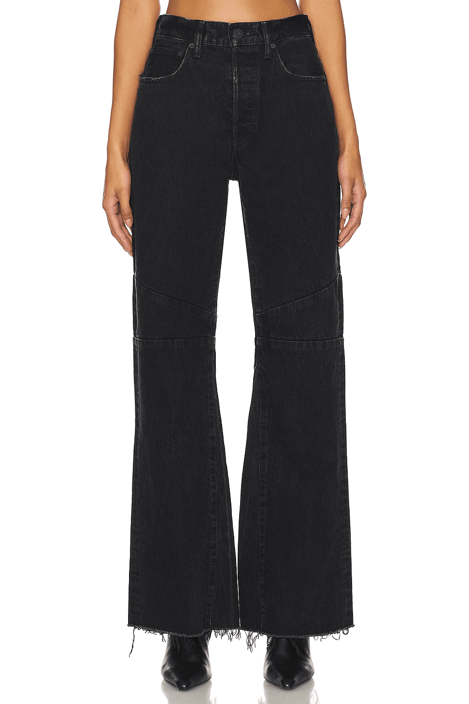 Angeline Switching Flare Jeans - Image 1