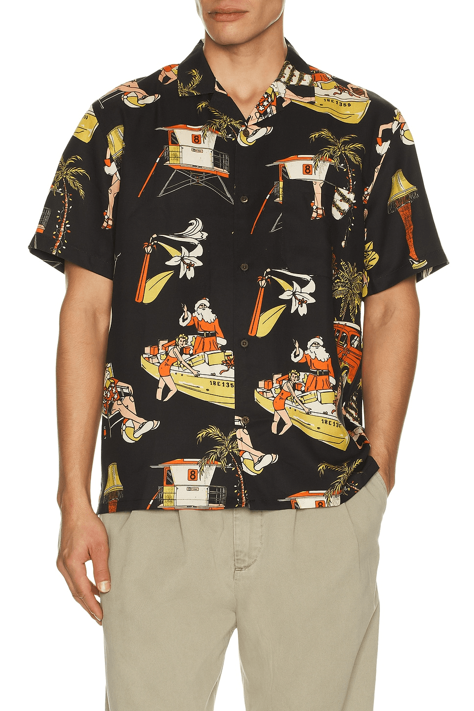 Holidays Button Up Shirt - Image 1